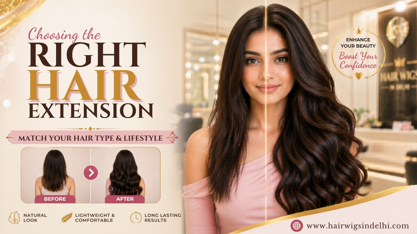 Choosing the Right Hair Extension for Your Hair Type and Lifestyle