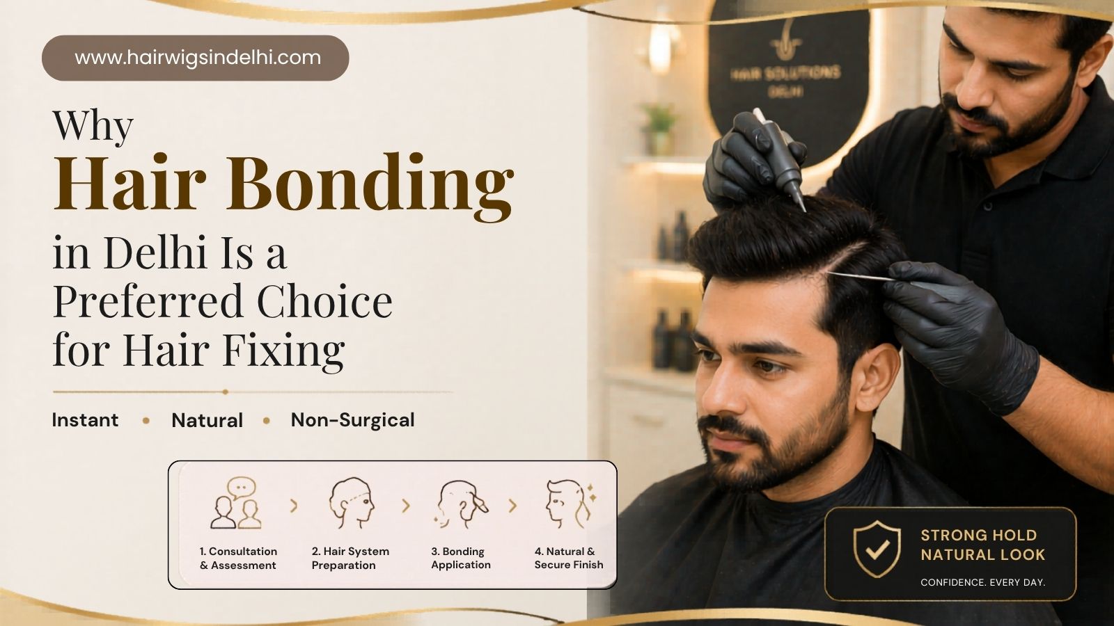 Why Hair Bonding in Delhi Is a Preferred Choice for Hair Fixing