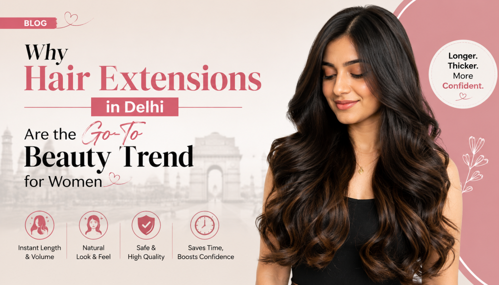 hair extension in Delhi