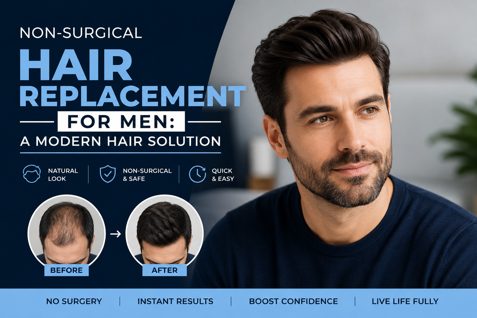 non surgical hair replacement