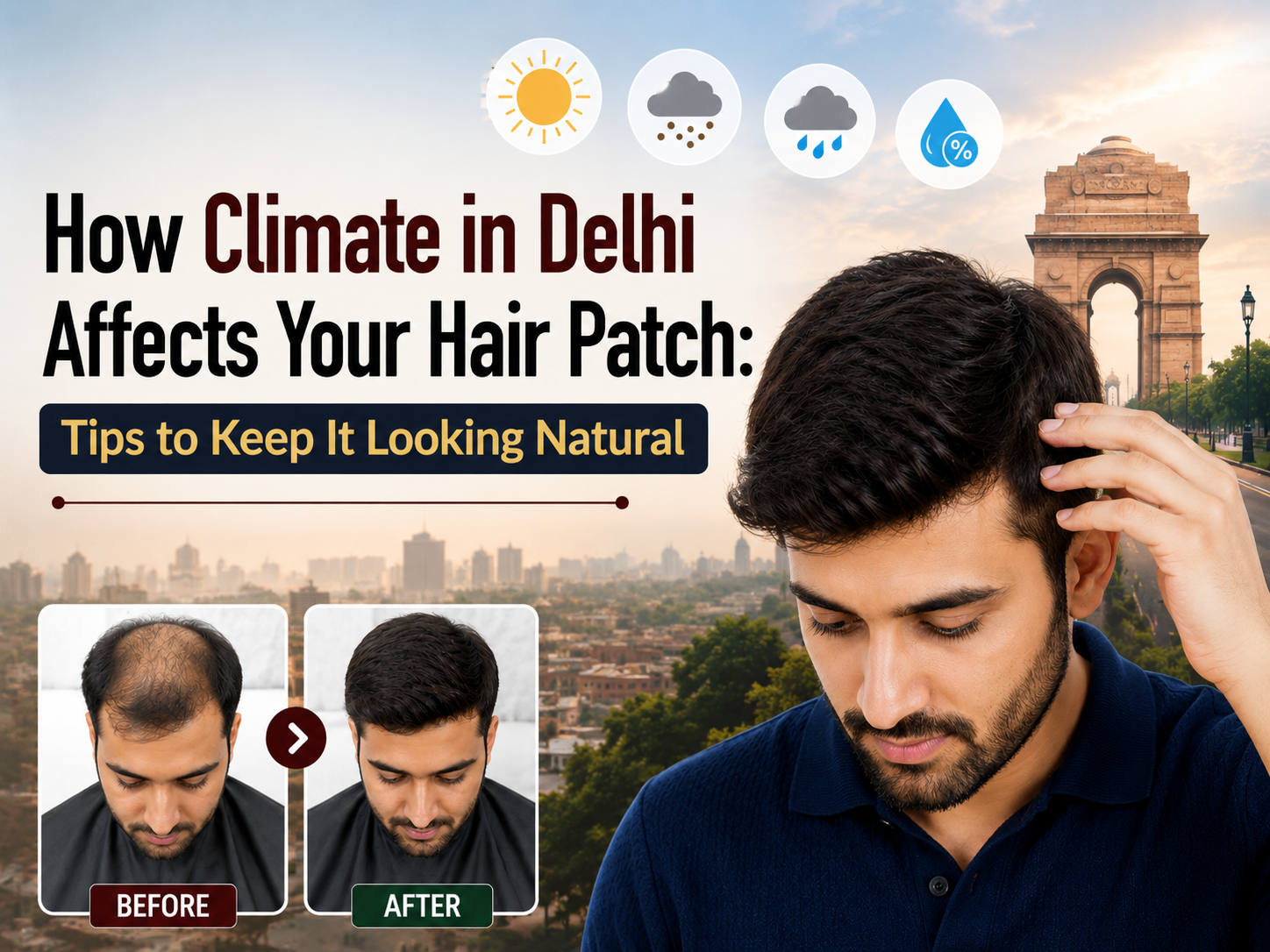 hair patch for men in Delhi